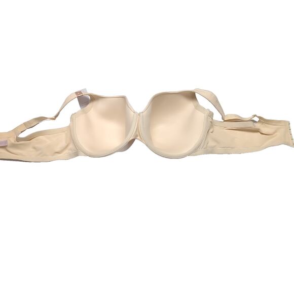 Cacique Full Coverage Bra 50D Beige Cotton Blend Underwire Lightly Lined NEW NWT - Picture 4 of 11